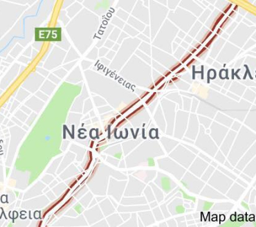  Αντιαισθητική Πολιτικά, η τακτική της Διοίκησης για τη διαπλάτυνση της  Λ. Ηρακλείου.